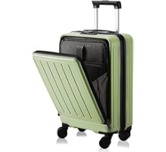 スーツケース キャリーケース キャリーバッグ Sサイズ 41L 前開き　グリーン 61f1vzFhcfL._AC_UL210_SR210,